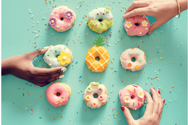 Mini Flower Doughnut -Krispy Kreme