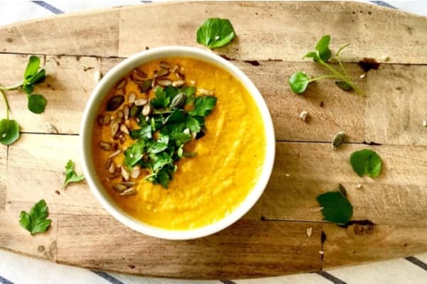 Thai Coconut, Broccoli, and Coriander soup