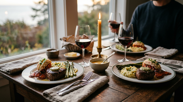 Surf and Turf Recipes for a Romantic Dinner at Home